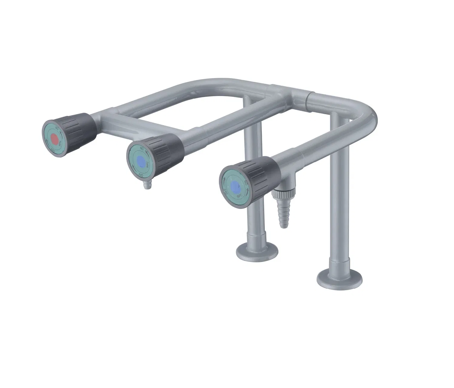 Bench-Mounted 2-Way Hot & Cold Lab Faucet